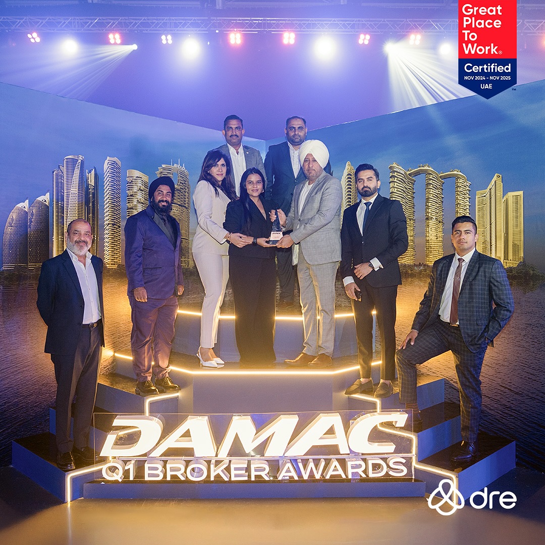 Dre Recognised Among Top UAE Agencies at Damac Q1 Broker Awards 2025	